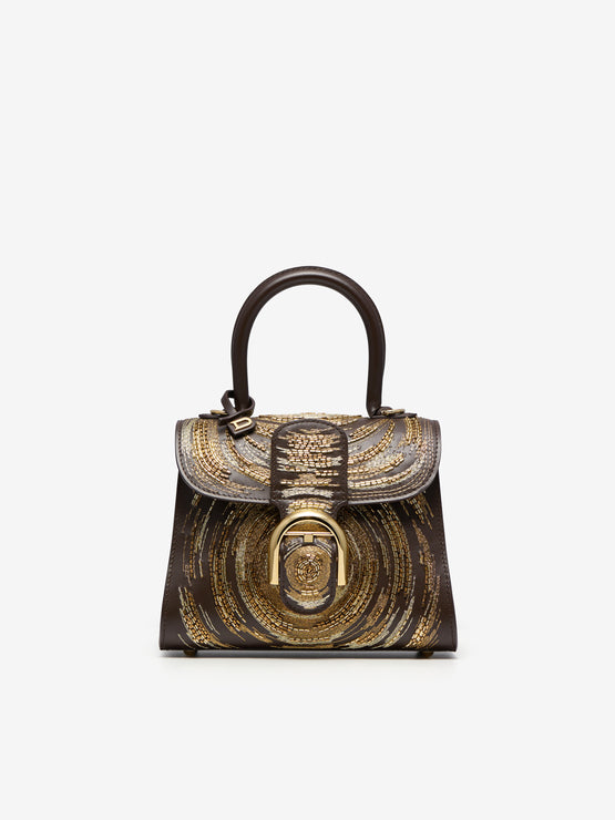 (Brillant)_Brillant Mini S Sunset Box Calf Gold - Ebony