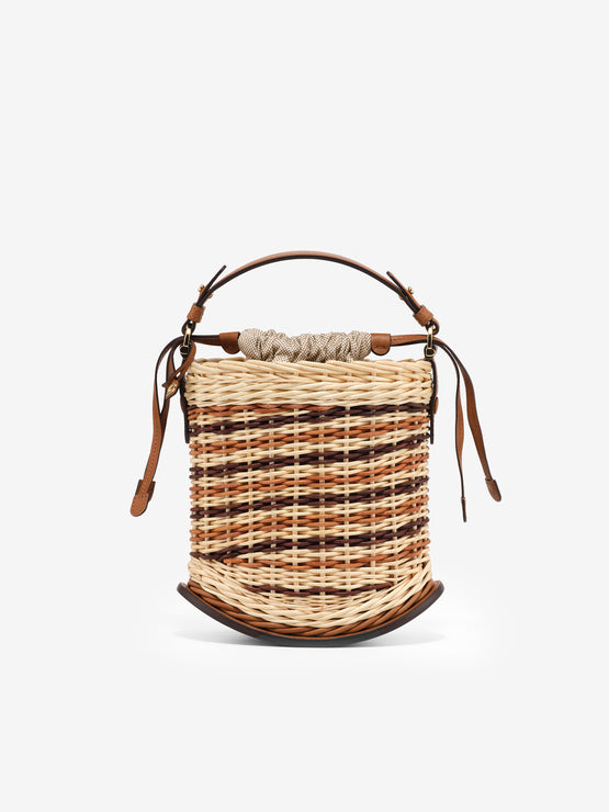 (Pin)_Pin Mini Bucket Strap Osier Dream Calf Natural - Hazel