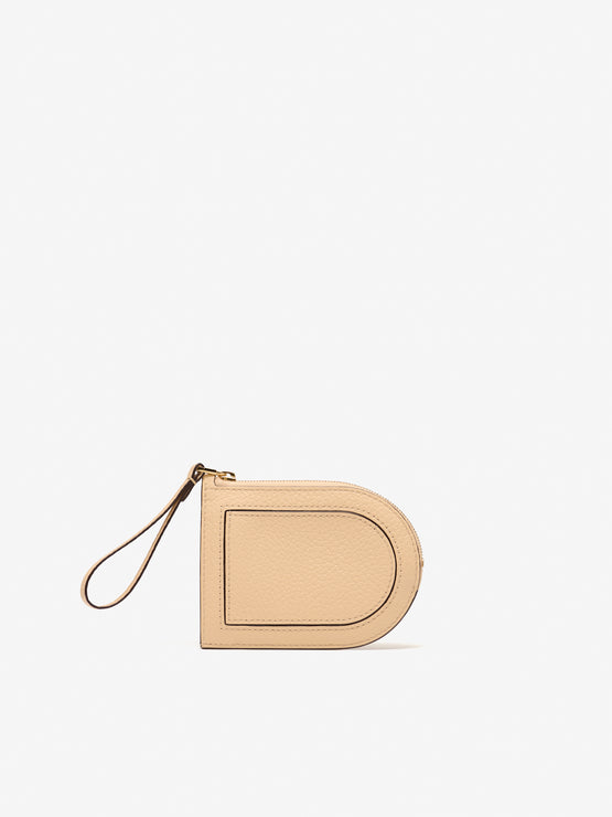 Pin D Card Holder Taurillon Soft Dune