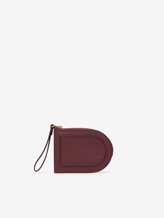 Pin D Card Holder Taurillon Soft Rosewood