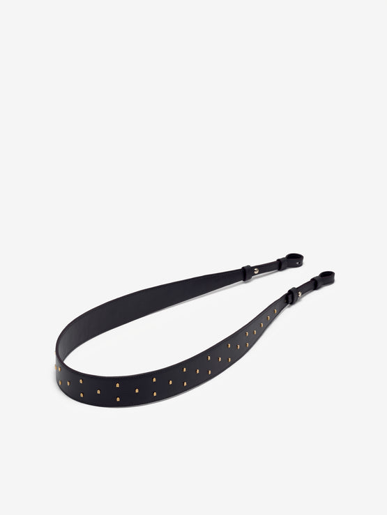 Adjustable Long Strap Stella Opera Calf Black